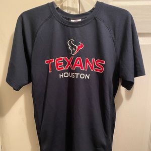 Houston Texans Blue NFL Team Apparel Texas Logo T-shirt